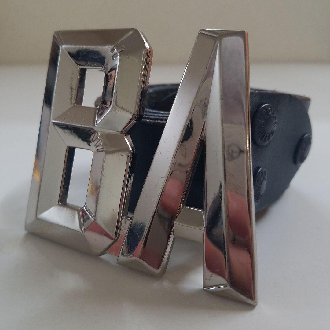 小物 A BATHING APE Ice Buckle Leather Belt