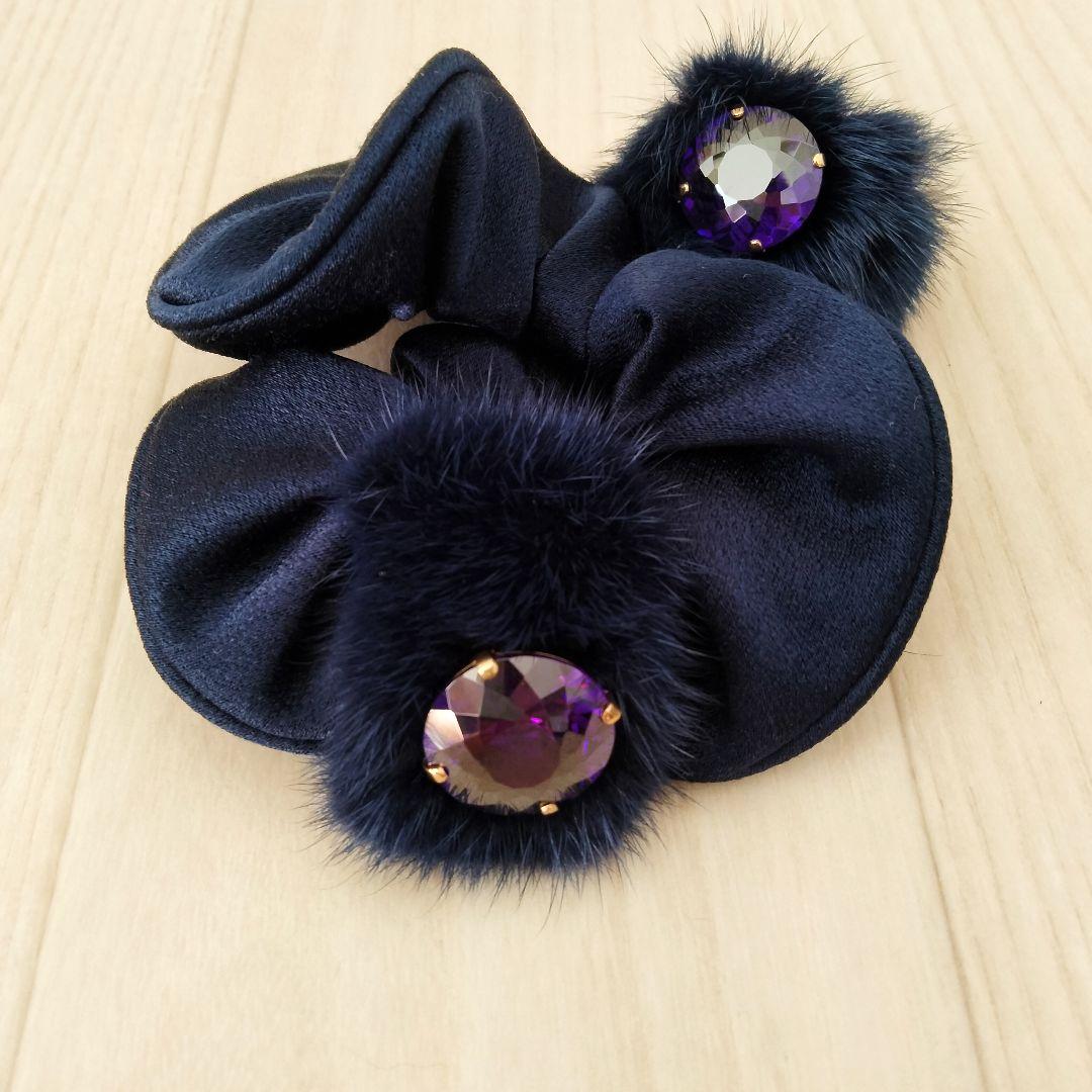 アッカ acca　ミンクシュシュ＆指輪　美品