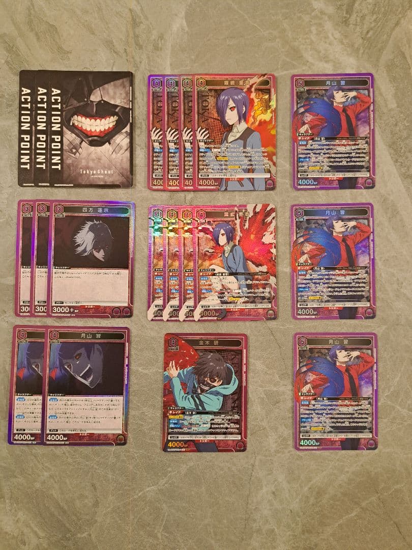 ユニオンアリーナ　東京喰種　金木デッキ+調整パーツ&4ファイナル付き