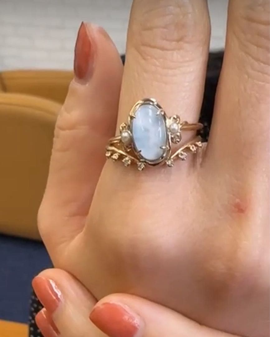 アガット　限定品　タブレットストーンリング 　ワーナーコラボ