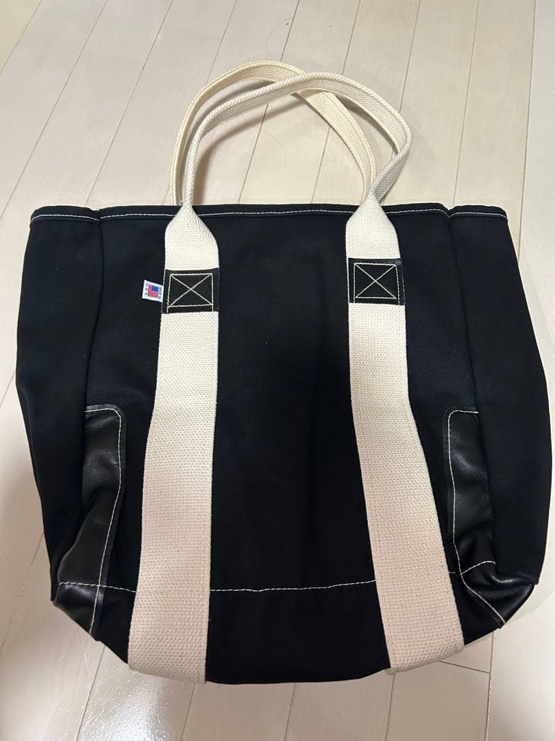 ラングリッツレザー　キャンバストートバッグ