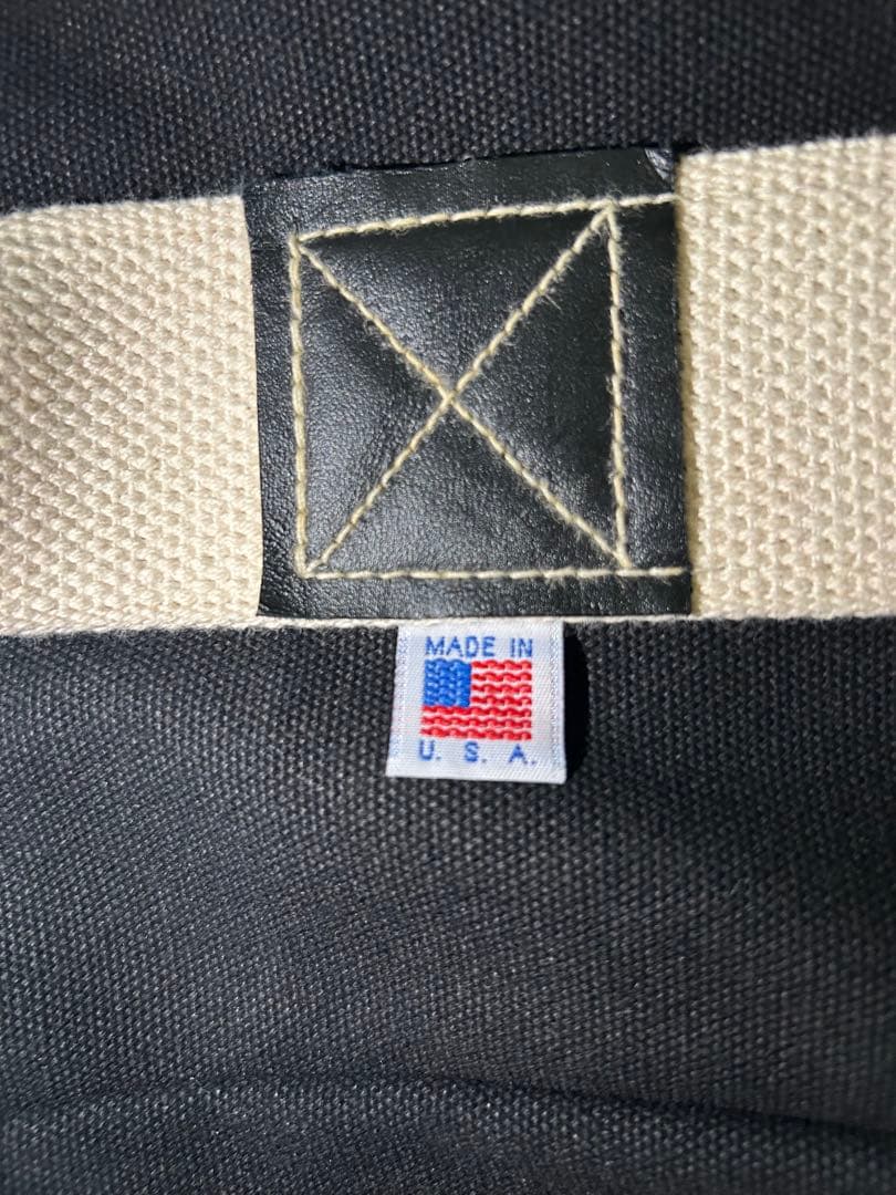 ラングリッツレザー　キャンバストートバッグ