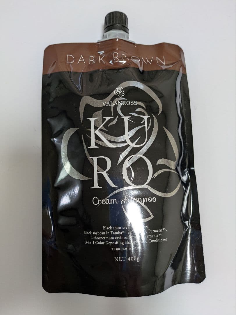 バランローズ　クロクリームシャンプー　ダークブラウン 400g 2個セット