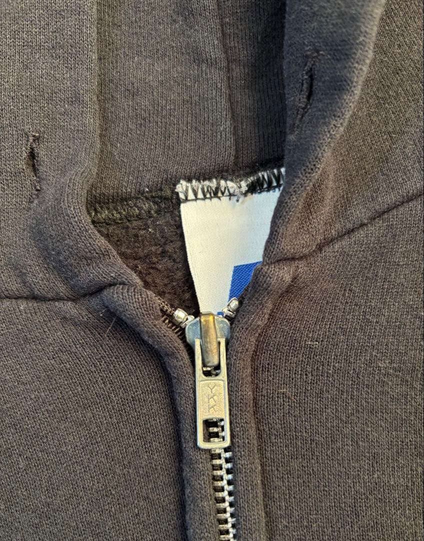 RUSSELL ATHLETIC　無地　裏起毛　メキシコ製　ジップアップパーカー