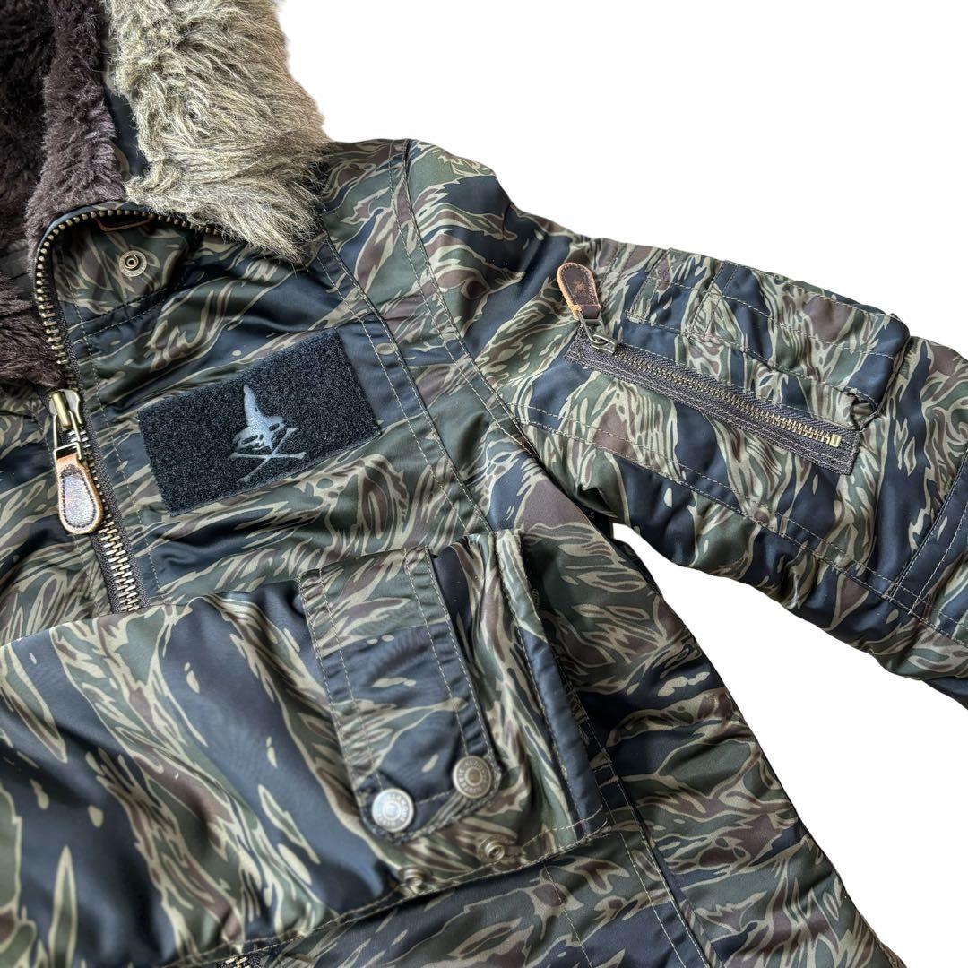 m*i様 ヒステリックグラマー N-3B カモフラ 迷彩柄 プリマロフト 中綿