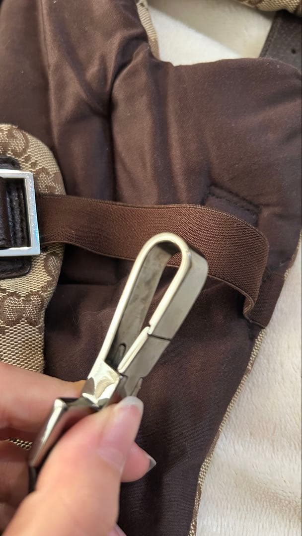 か*ち様 GUCCI 抱っこ紐 美品 袋付き