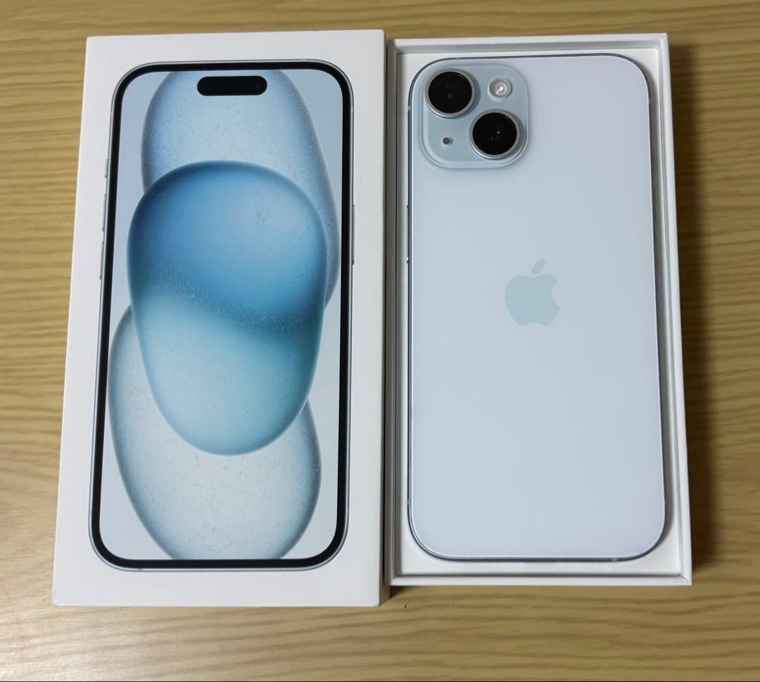 【訳あり】iPhone15 128GB ブルー SIMフリー バッテリー88%