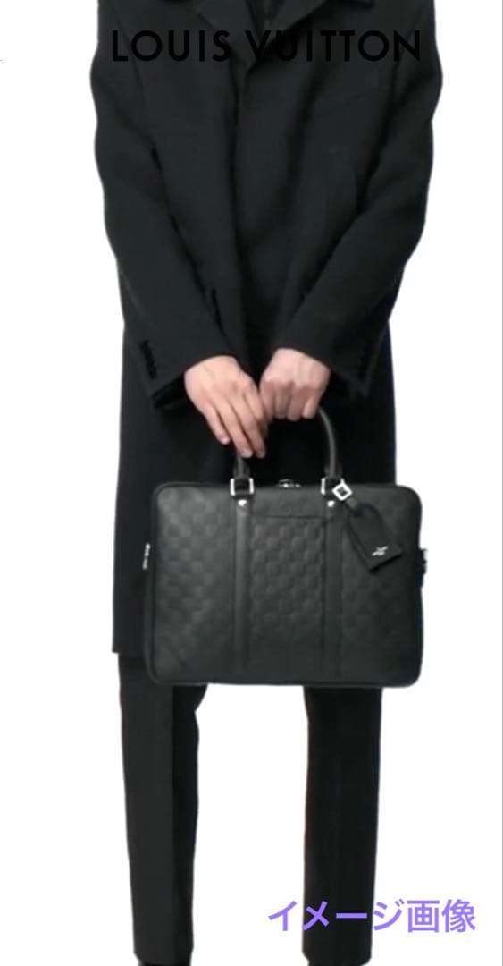 ルイヴィトン ダミエアンフィニ ポルトドキュマン　ヴォワヤージュ ブラック