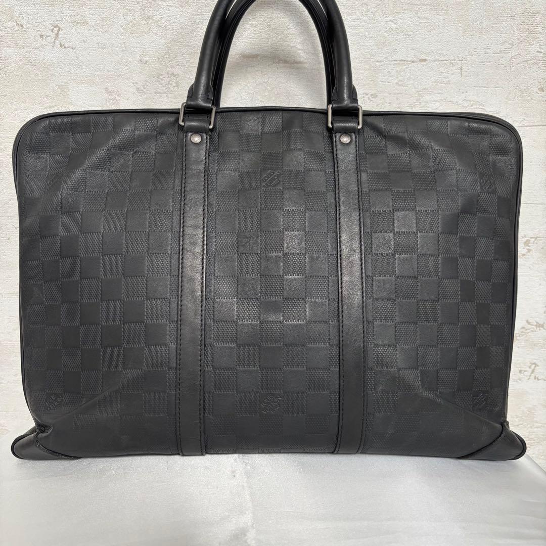 ルイヴィトン ダミエアンフィニ ポルトドキュマン　ヴォワヤージュ ブラック