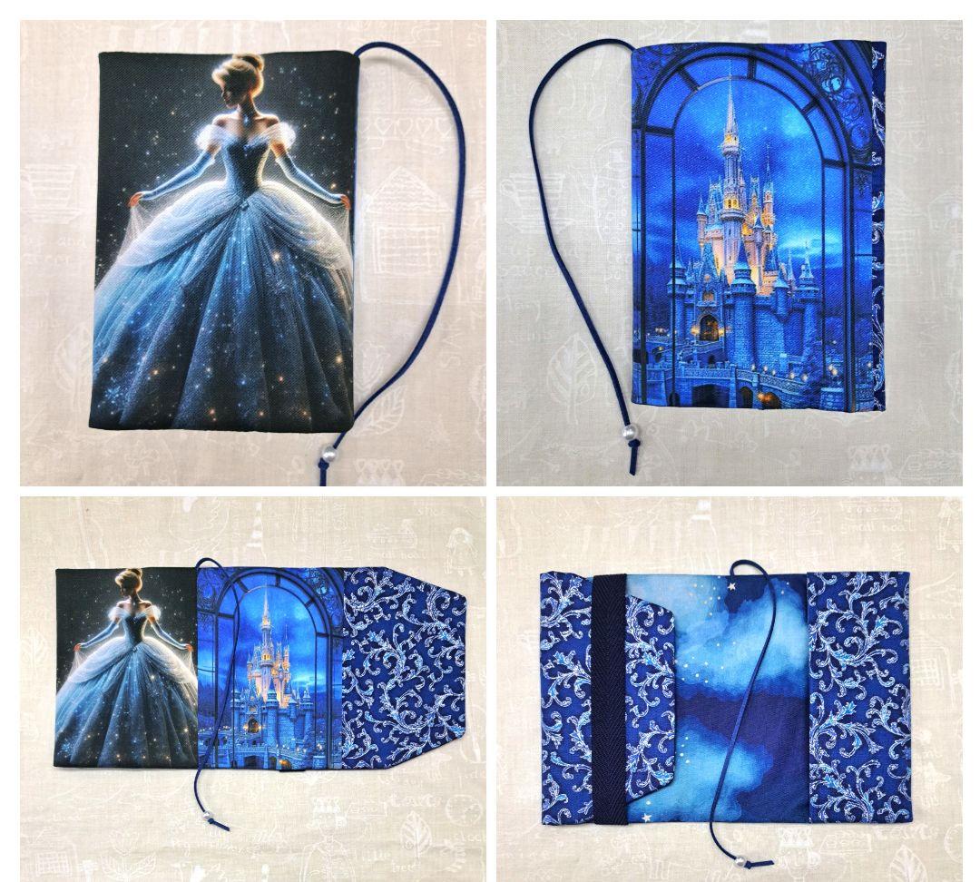 green ブックカバー、スマホポーチ