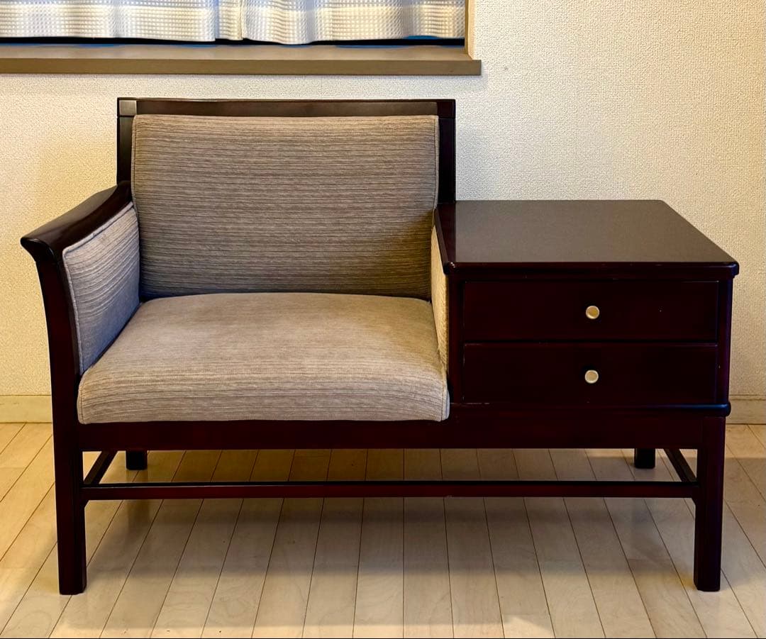 MORISHIGE モリシゲ サイドチェア 国産 マホガニー テレフォンチェア