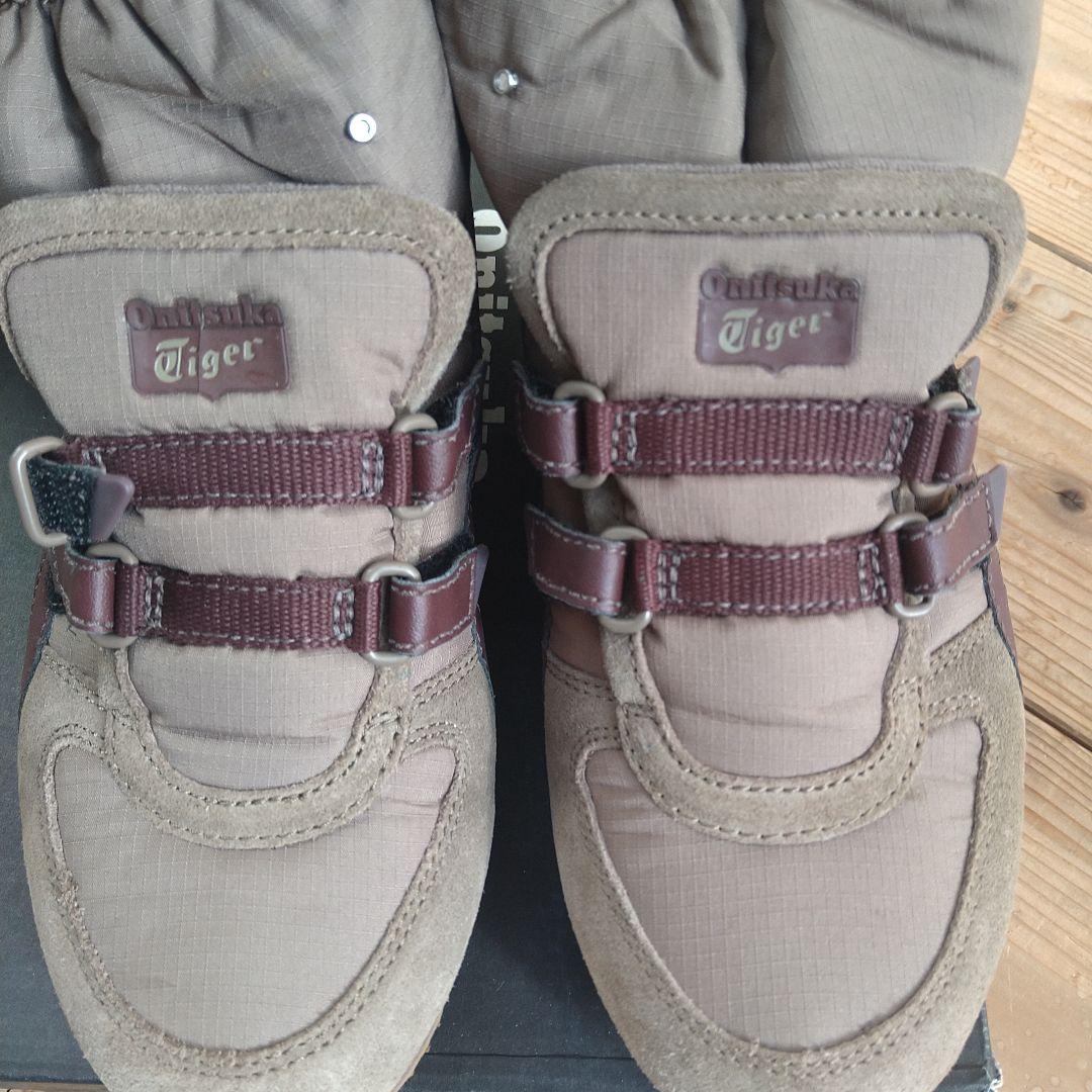 【試着のみ】Onitsuka Tiger ブラウン ムートンブーツ