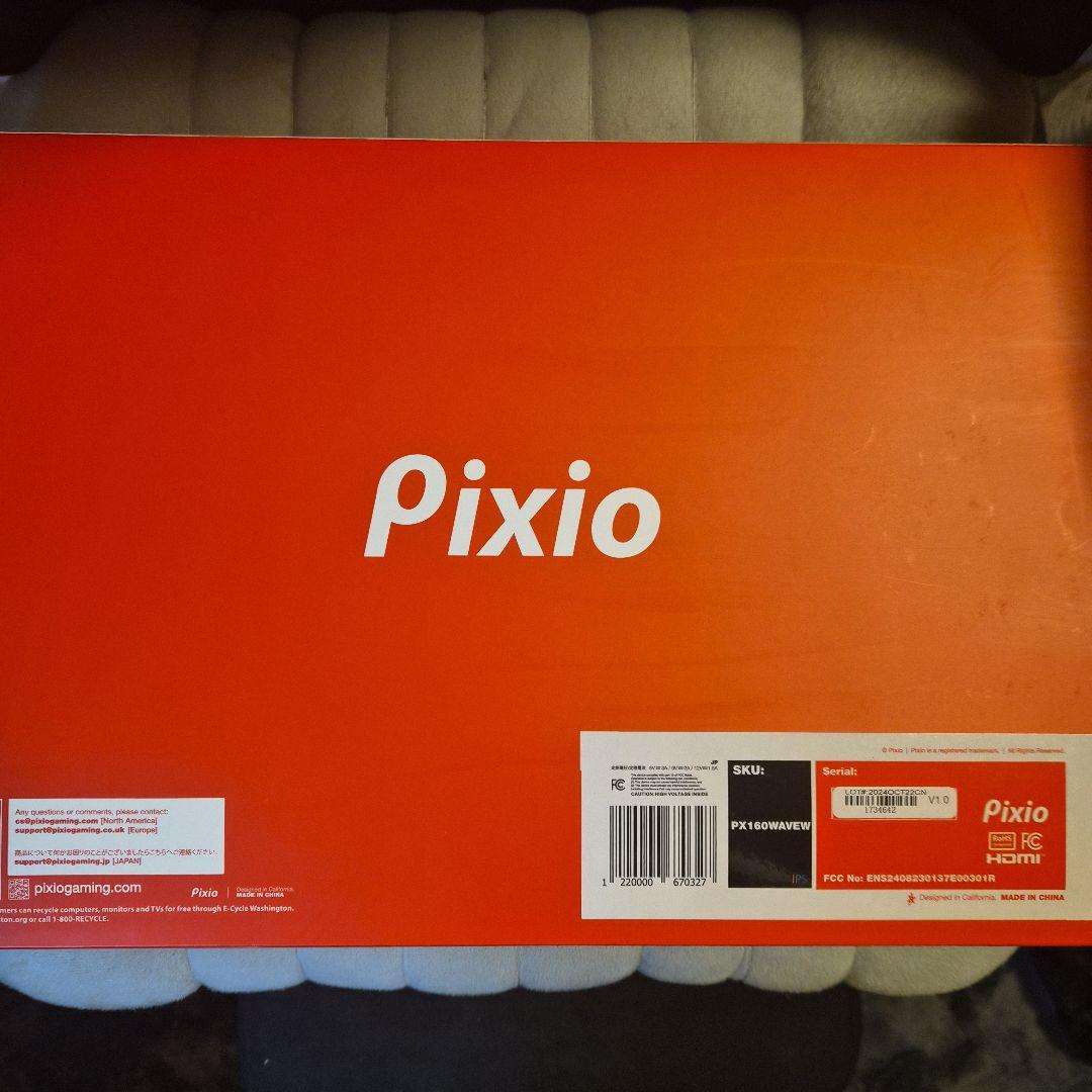 Pixio ポータブルモニター モバイルモニター 白 ホワイト