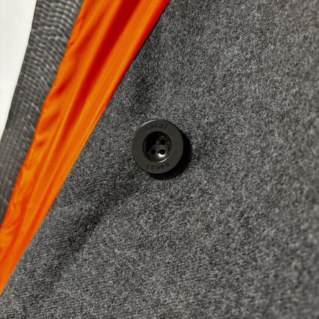 sacai　 22AW　Nylon Twill Mix Coat