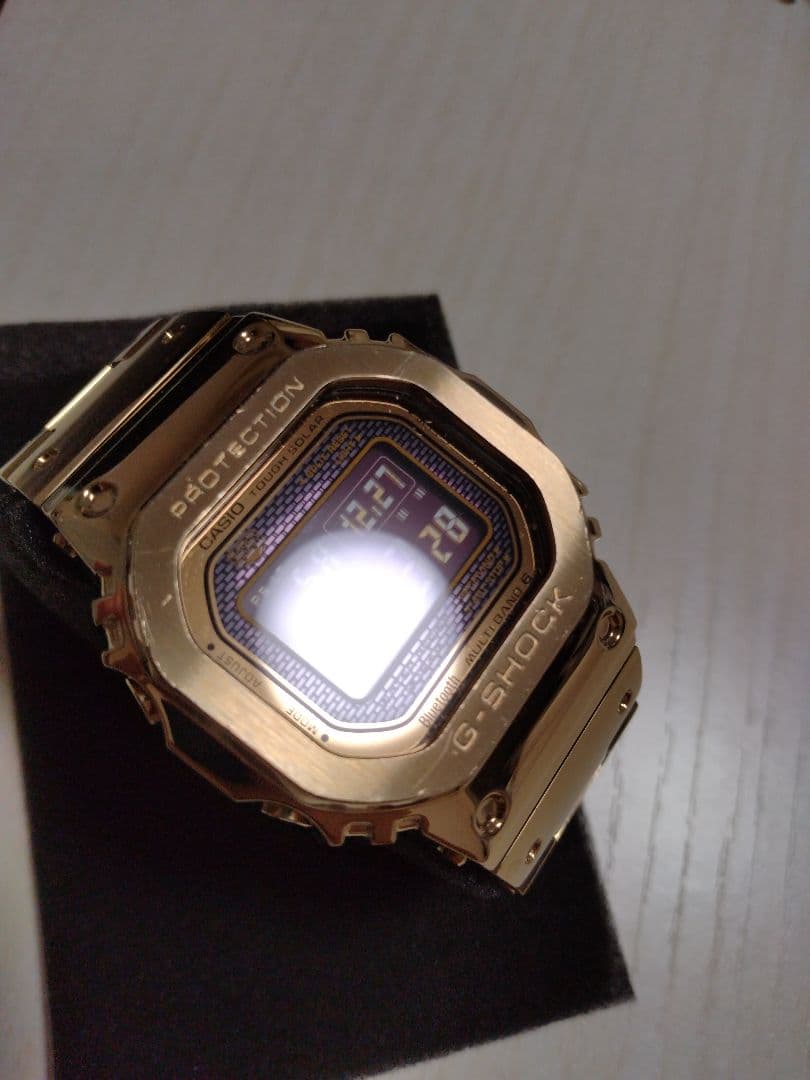 【最終価格】（62）G-SHOCK　フルメタル　GMW-B5000 ゴールド
