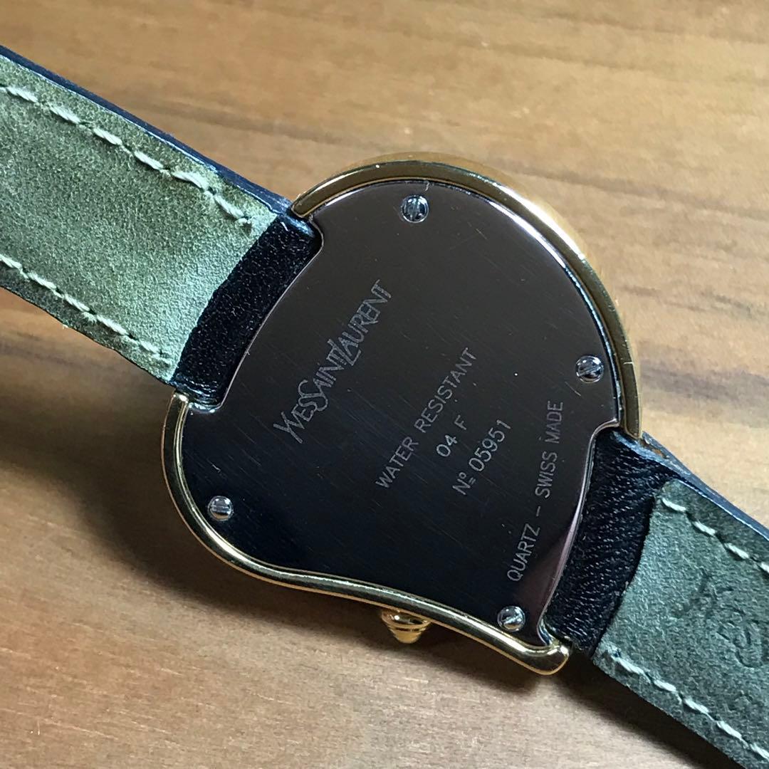 YSL / イヴ・サンローラン レディース クォーツ 腕時計 ハート シェイプ