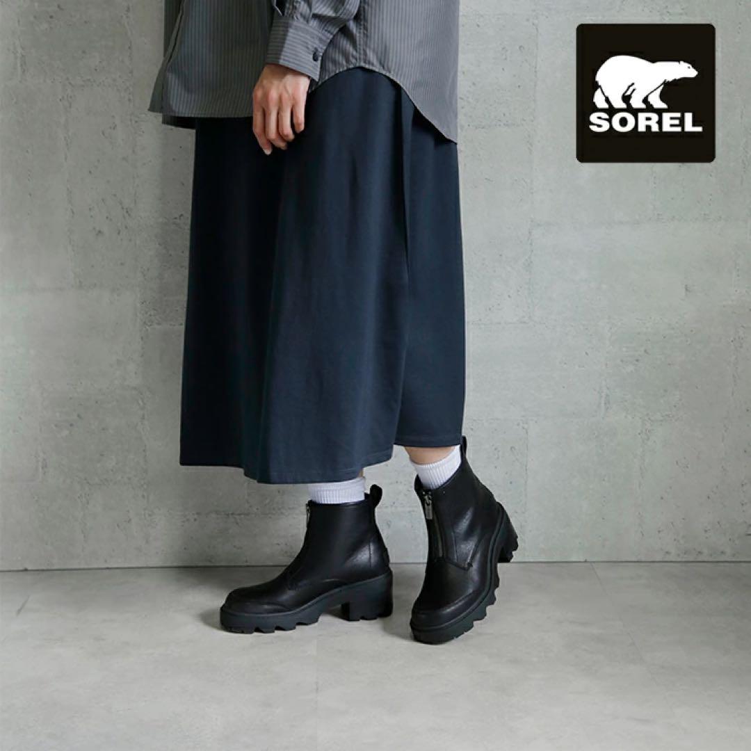 SOREL ソレル ジョアンナウ ジップ ショートブーツ