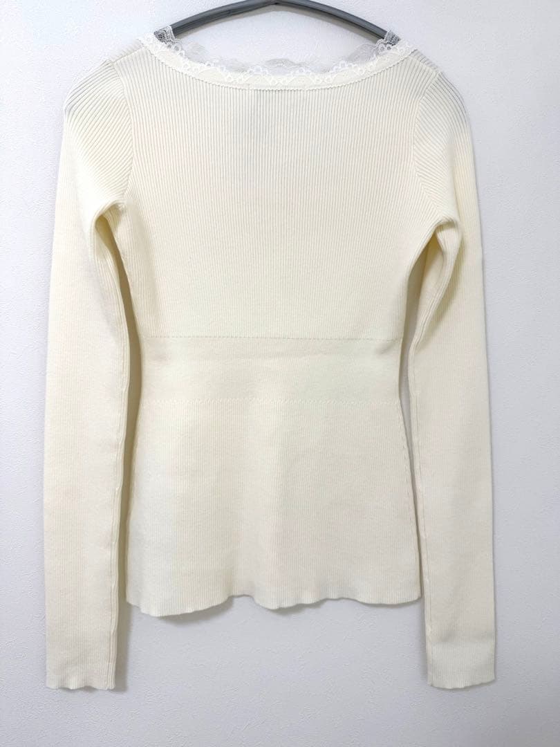 新品 SLY LACE DOCKING FRONT BUTTON トップス