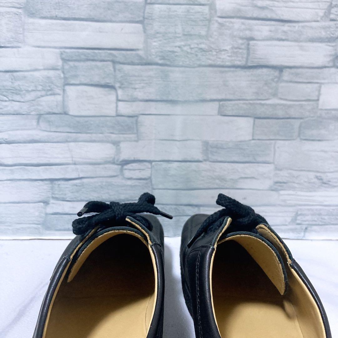 極美品 jacoform ヤコフォーム コンフォートシューズ 革靴 黒 24.5