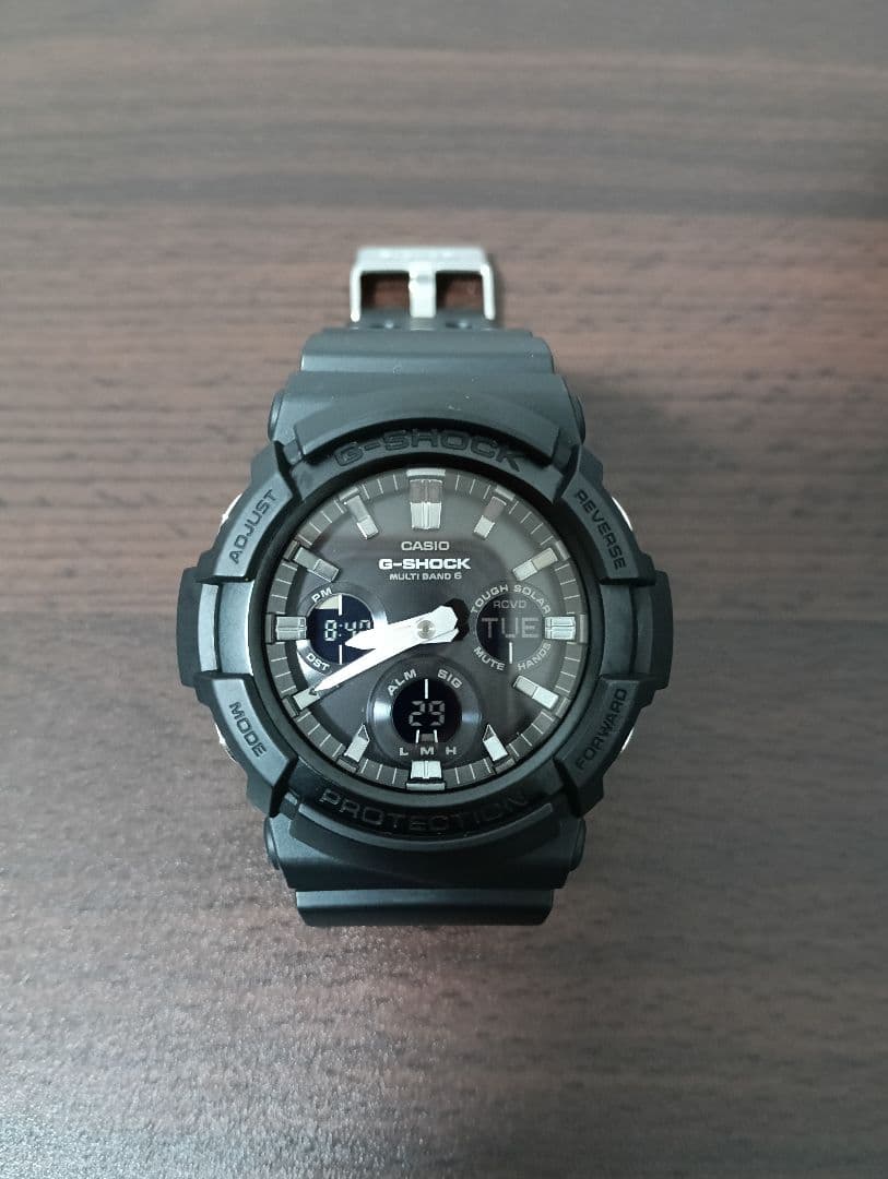 【未使用に近い】ジーショック 電波ソーラー 限定モデル オールブラック 99