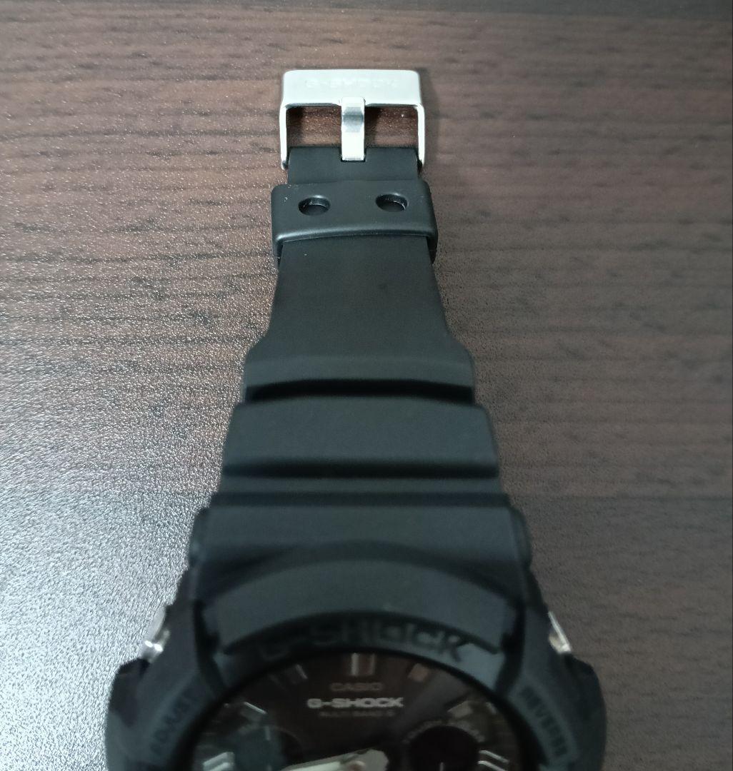 【未使用に近い】ジーショック 電波ソーラー 限定モデル オールブラック 99