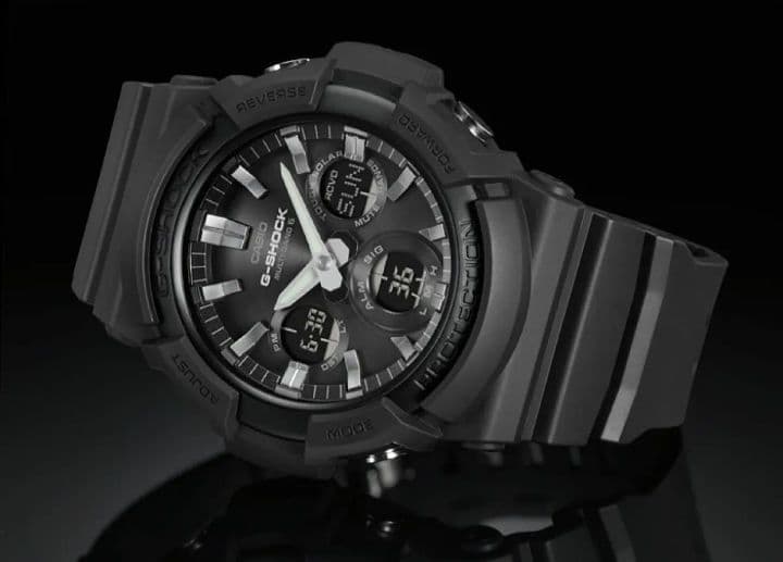 【未使用に近い】ジーショック 電波ソーラー 限定モデル オールブラック 99