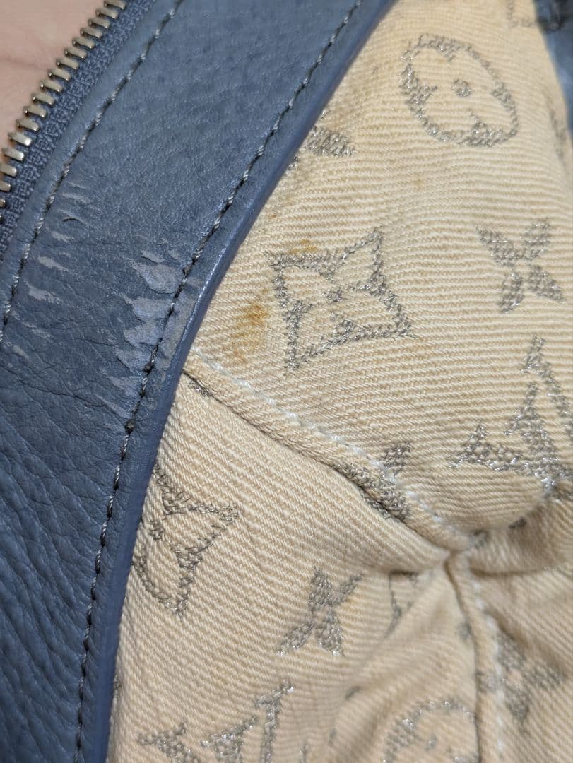 ルイヴィトン モノグラム デニム スピーディ ラウンド 2WAY ボストンバッグ