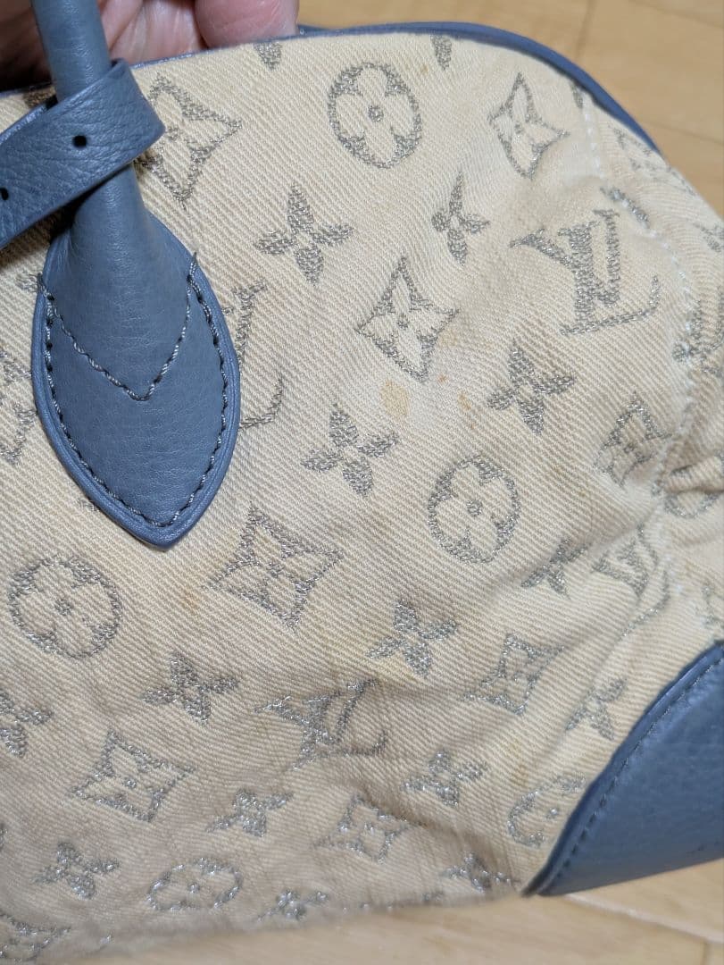 ルイヴィトン モノグラム デニム スピーディ ラウンド 2WAY ボストンバッグ
