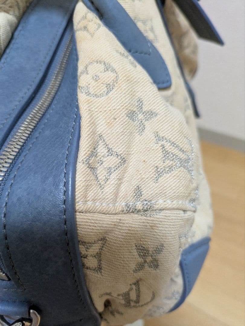 ルイヴィトン モノグラム デニム スピーディ ラウンド 2WAY ボストンバッグ