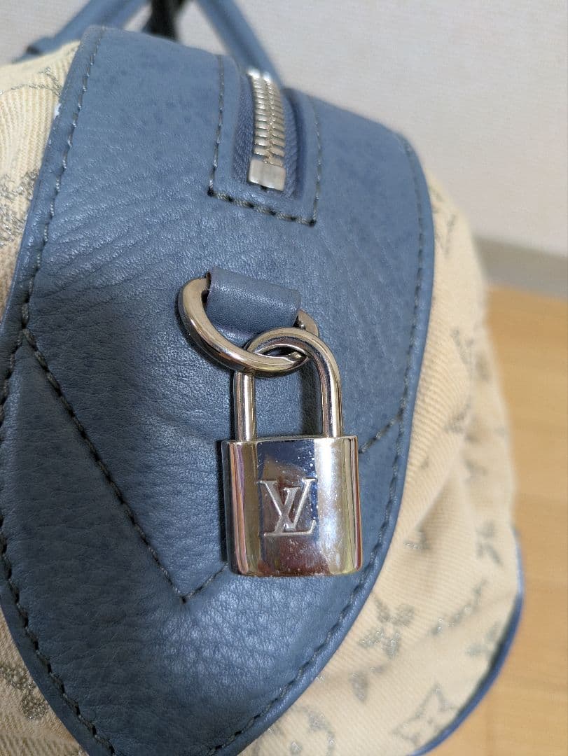 ルイヴィトン モノグラム デニム スピーディ ラウンド 2WAY ボストンバッグ