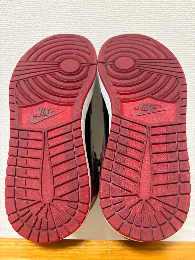 エアジョーダン1 HIGH OG パテントブレッド　27cm