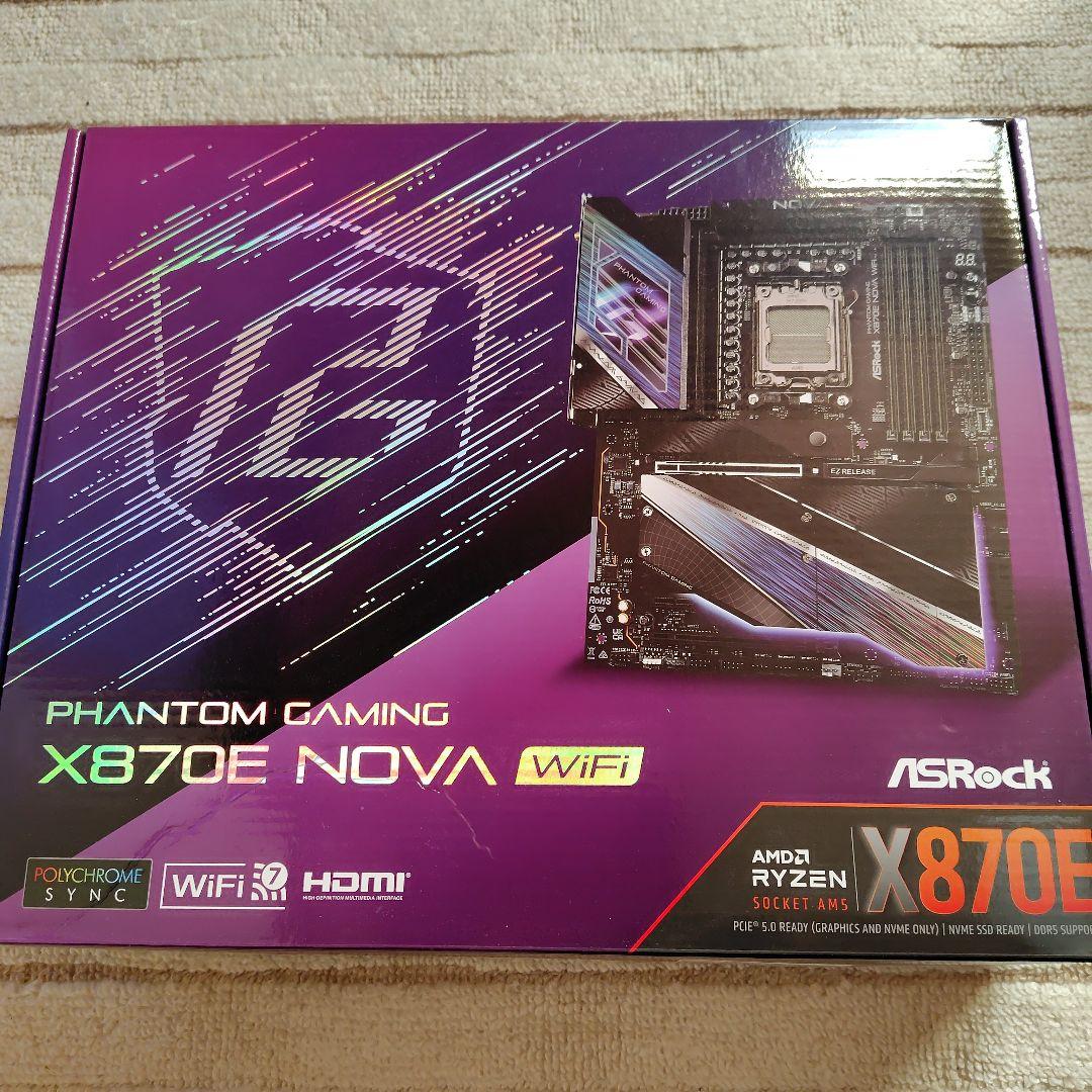 マザーボード ASRock Phantom Gaming X870E NOVA WiFi