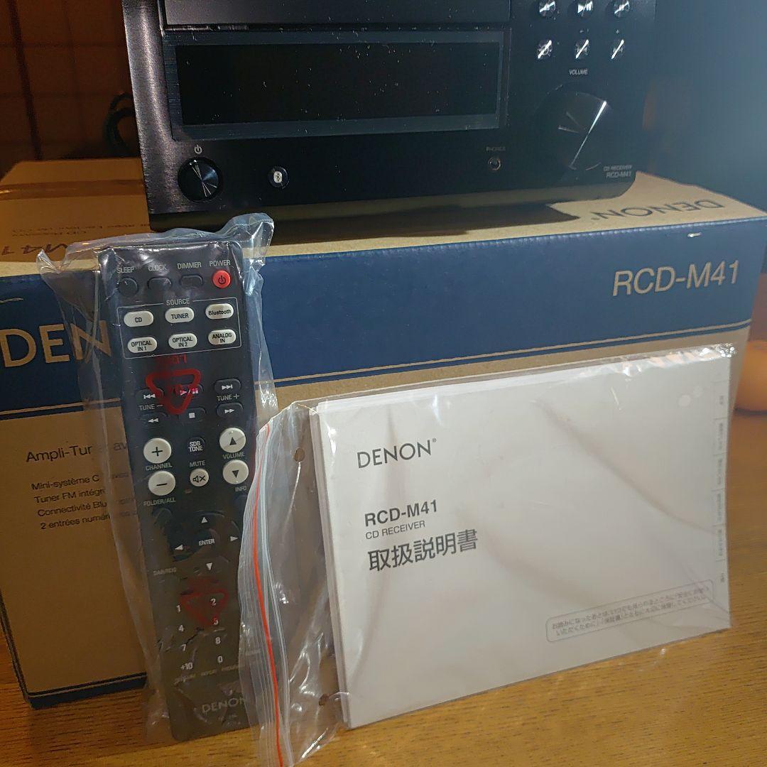 DENON 　RCD-M41　 CDレシーバー 2024年製　デノン　使用少ない