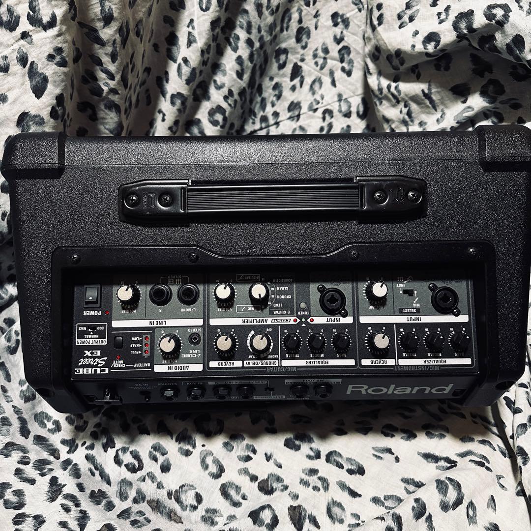 Roland CUBE Street EX 本体＋パワーアップ用電池