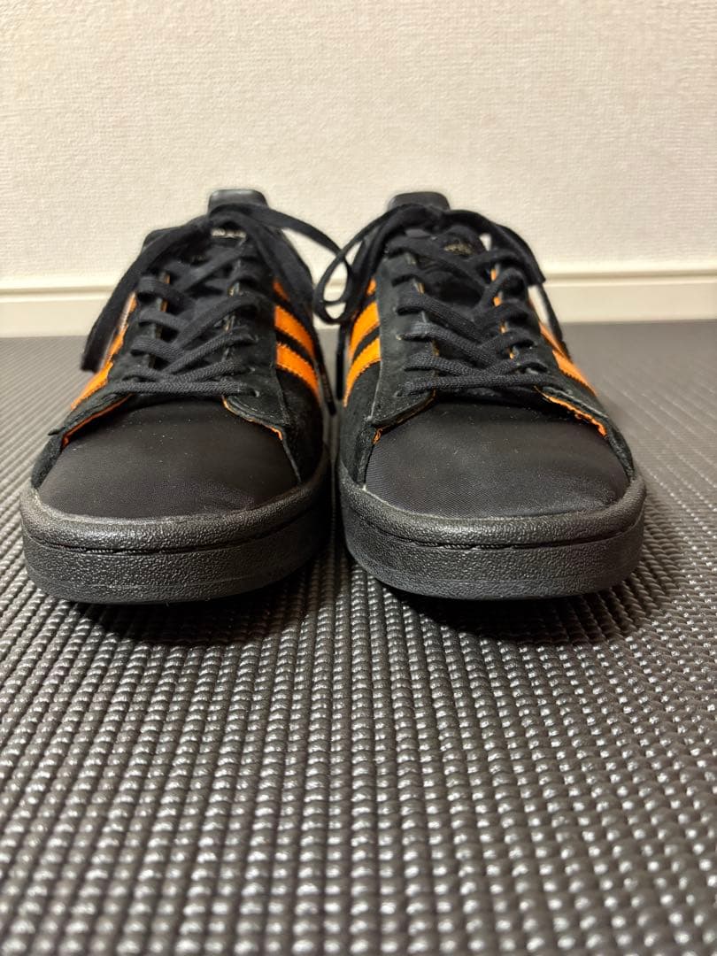 ポーター アディダス オリジナルス キャンパス ブラック オレンジ 26.5