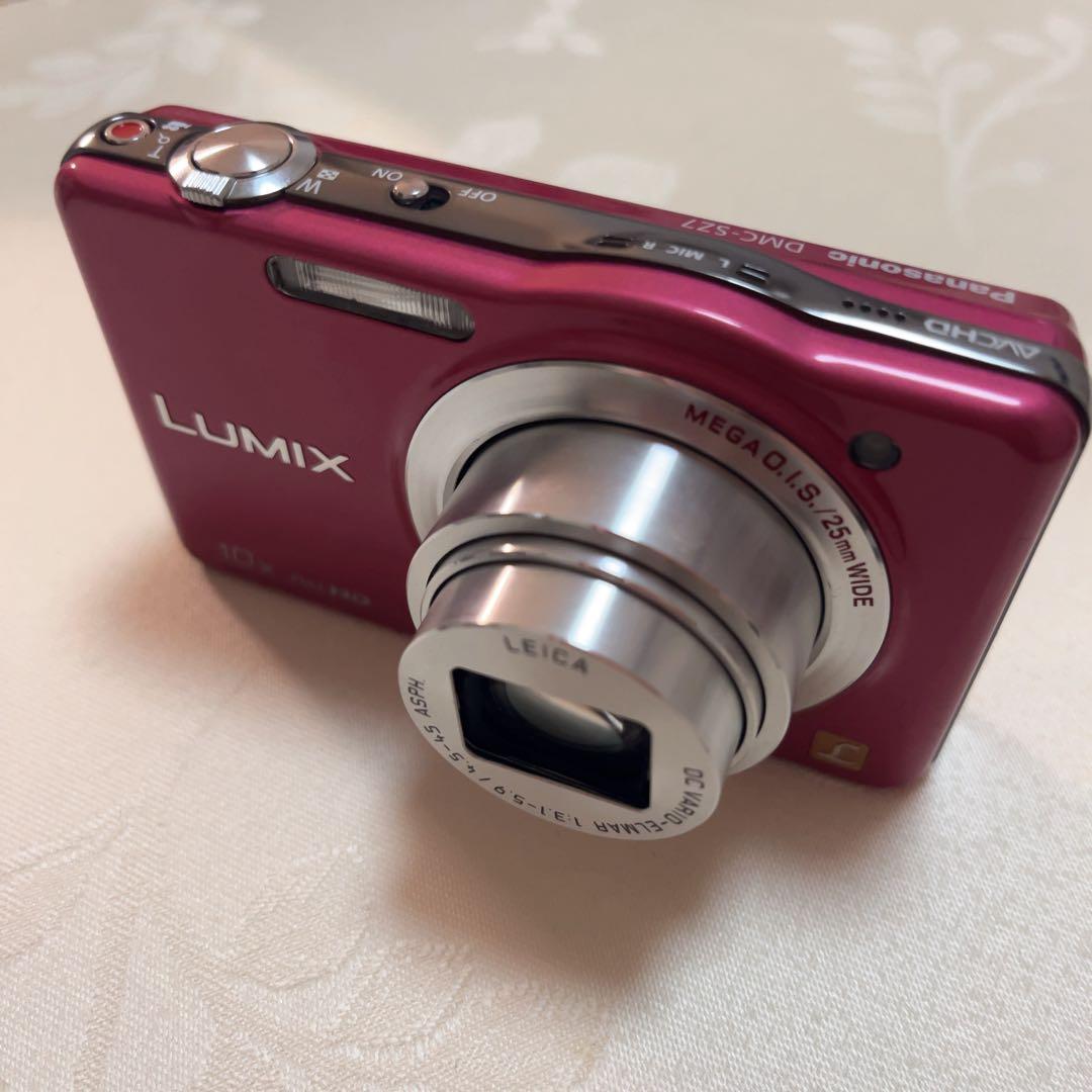 Panasonic LUMIX DMC-SZ7 ピンク デジカメ 動作確認済み