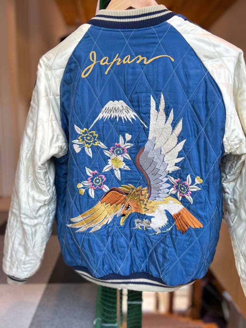 期間限定出品！テーラー東洋スカジャン　スーベニアジャケット別珍　虎　鷹　鷲