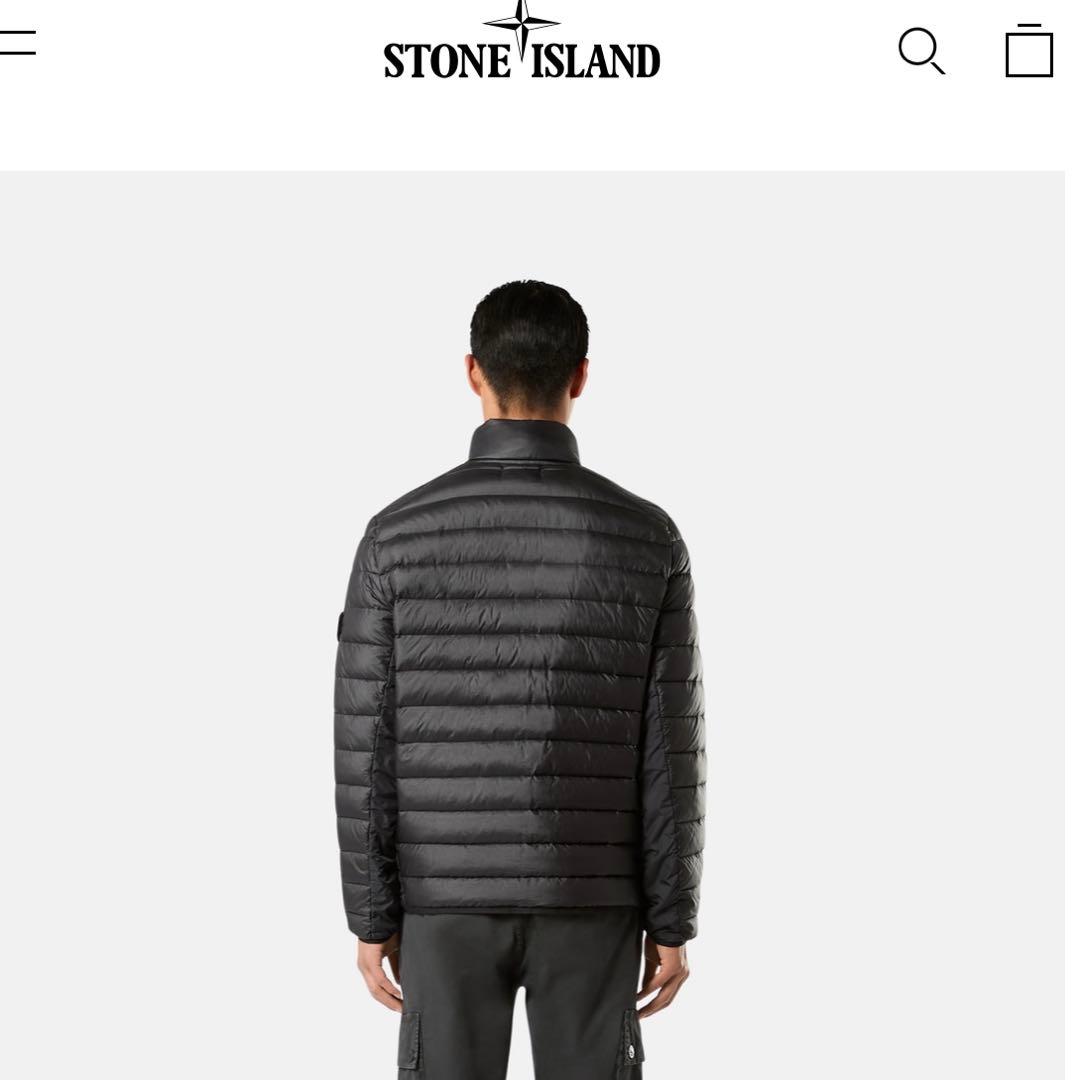 ばるす専用STONE  ストーンアイランド ダウンジャケットネイビー