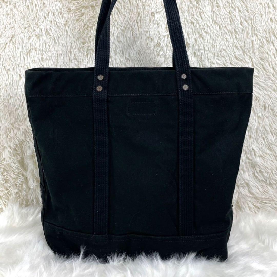 人気モデル✨ ラルフローレン キャンバス トートバッグ 刺繍ロゴ 入手困難