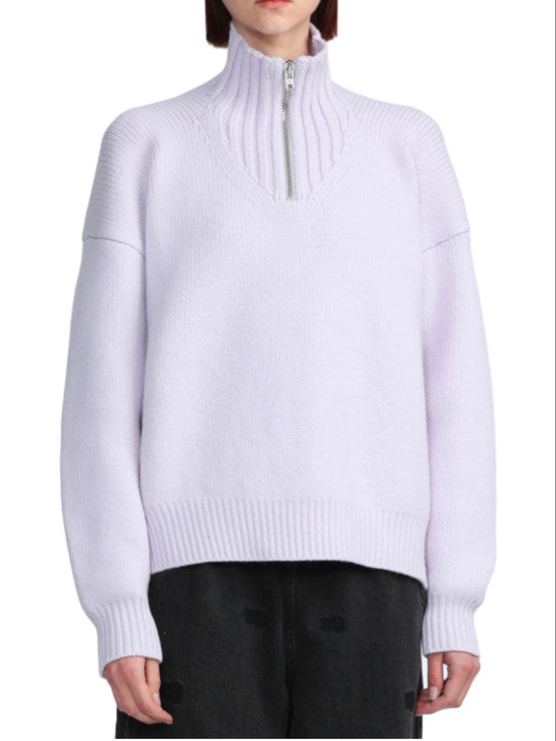 alexander wang ハーフジップニット