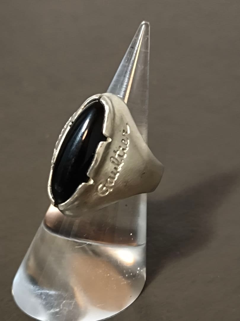 Jean Paul Gaultier シルバーリング 天然石 オニキス