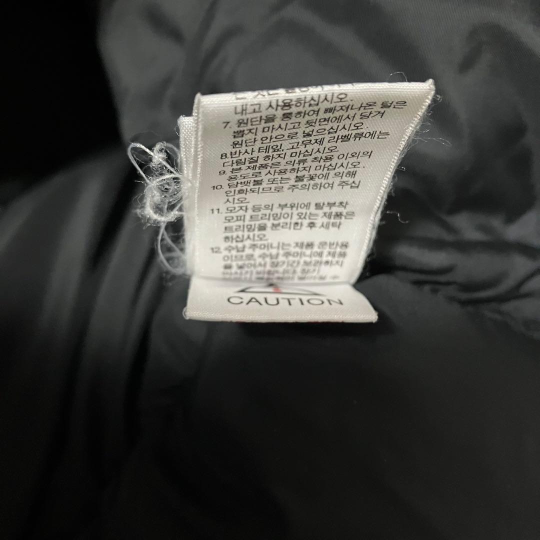 《希少》ザノースフェイス　ヌプシ　ダウンジャケット 刺繍ロゴ　ブラック　M