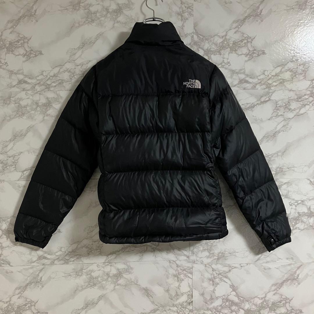 《希少》ザノースフェイス　ヌプシ　ダウンジャケット 刺繍ロゴ　ブラック　M