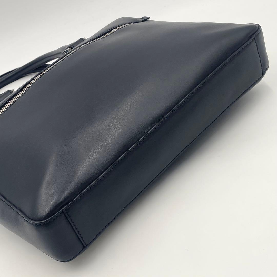 【極美品】FERRAGAMO オールレザー ブリーフケース トート 肩掛け 黒