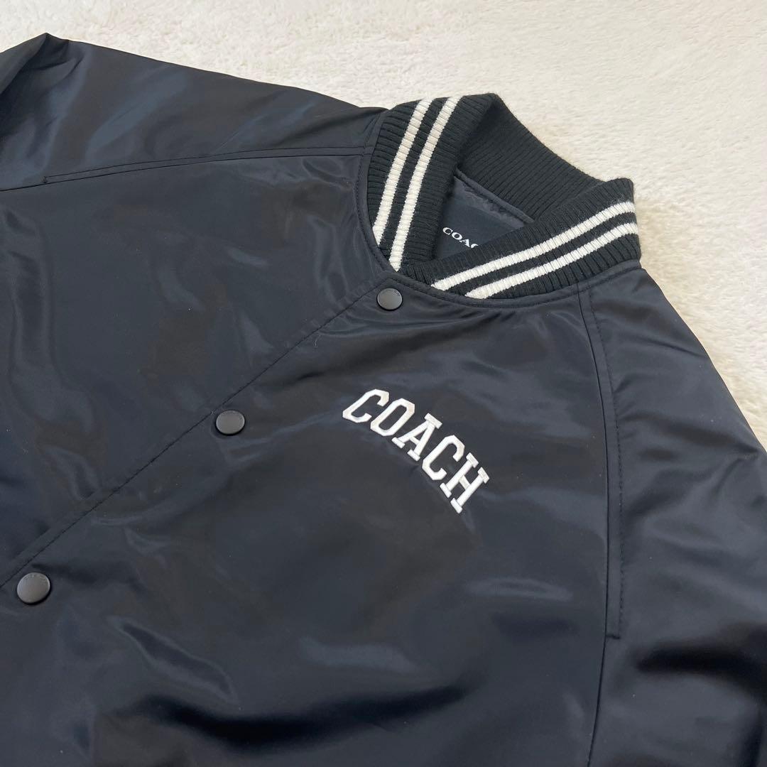 美品✨ COACH コーチ スカウト ジャケット シグネチャー スタジャン　黒