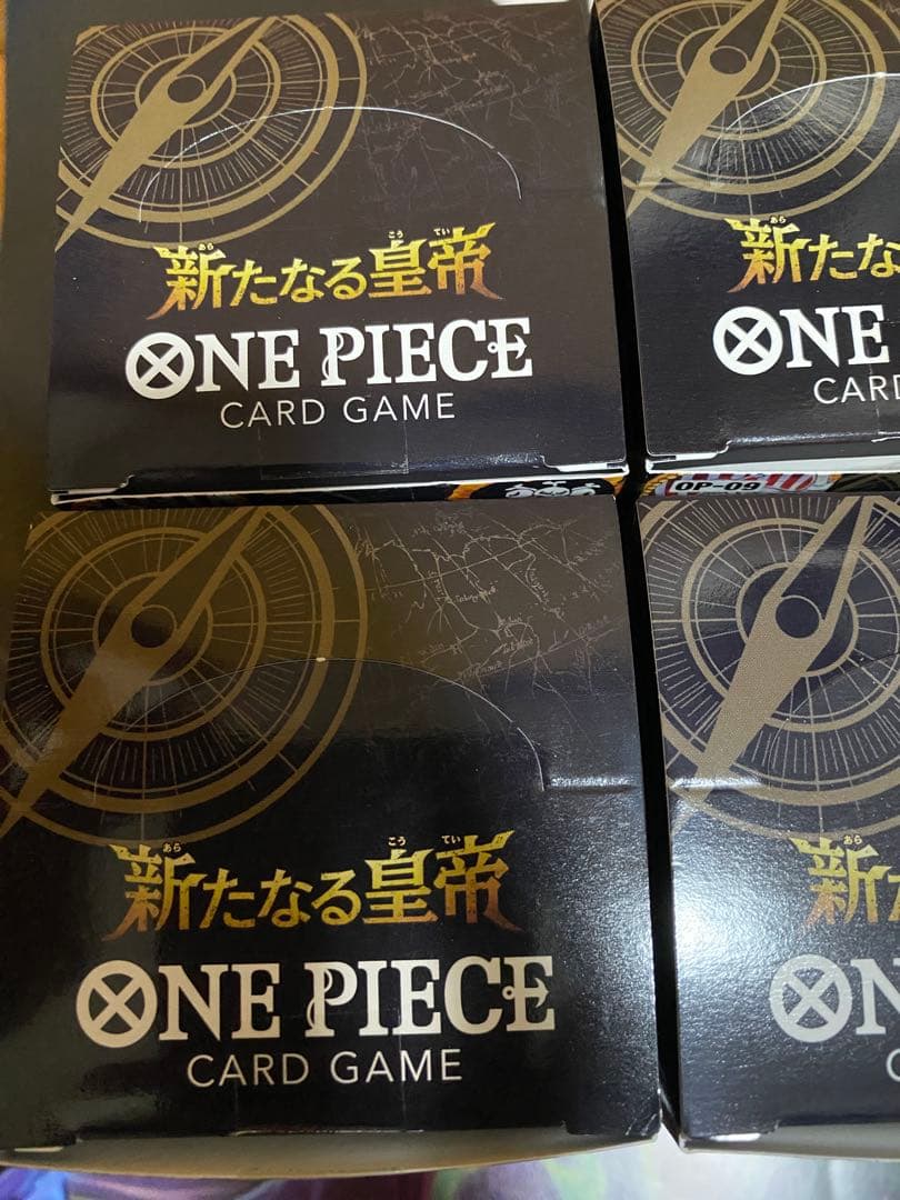 ワンピースカード　新たなる皇帝　5BOXテープカット　新たなる皇帝　24パック