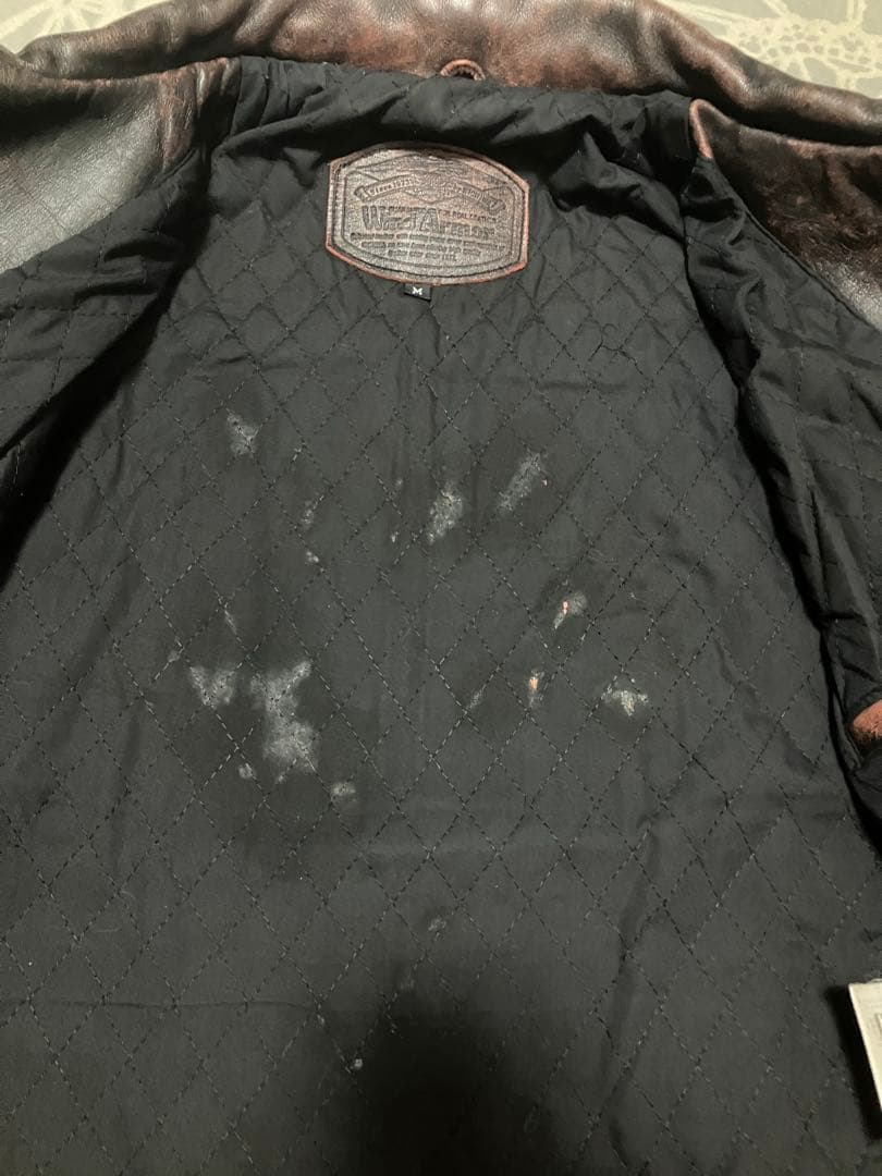 オールド　wind armor ファイヤースカル　レザージャケット