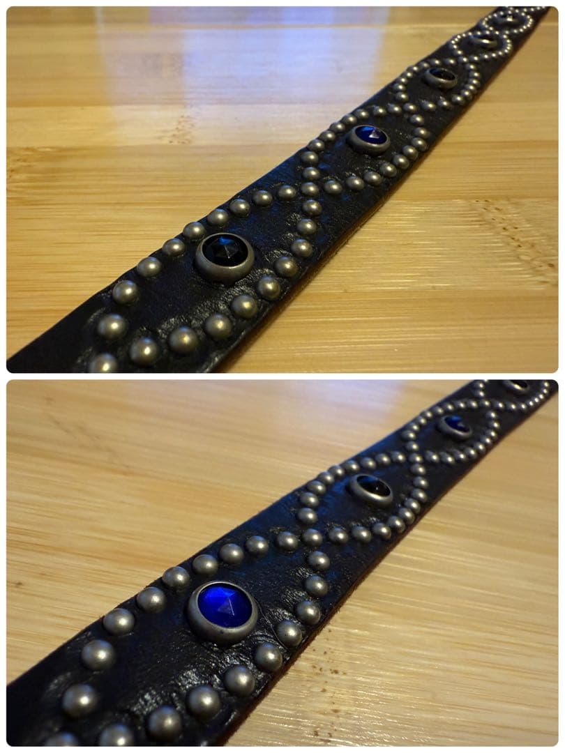 ⭐️美品⭐️HTC⭐️STYLE-D⭐️ブラック＆ブルーストーン⭐️ブラックレザー⭐️34