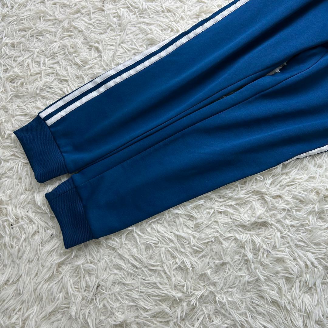 M　アディダス トラックジャケット セットアップ 上下 ジャージ ネイビー 紺