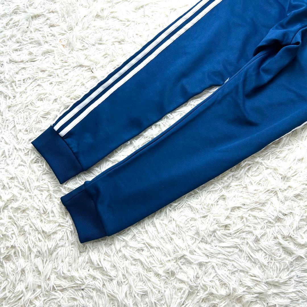 M　アディダス トラックジャケット セットアップ 上下 ジャージ ネイビー 紺